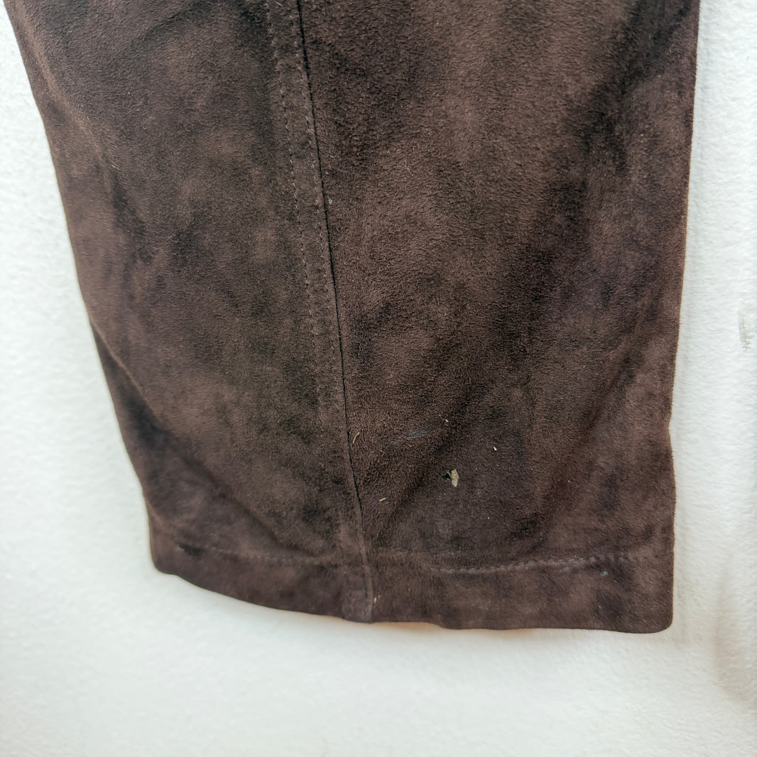 Alyx Leather Suede Zipper Pants