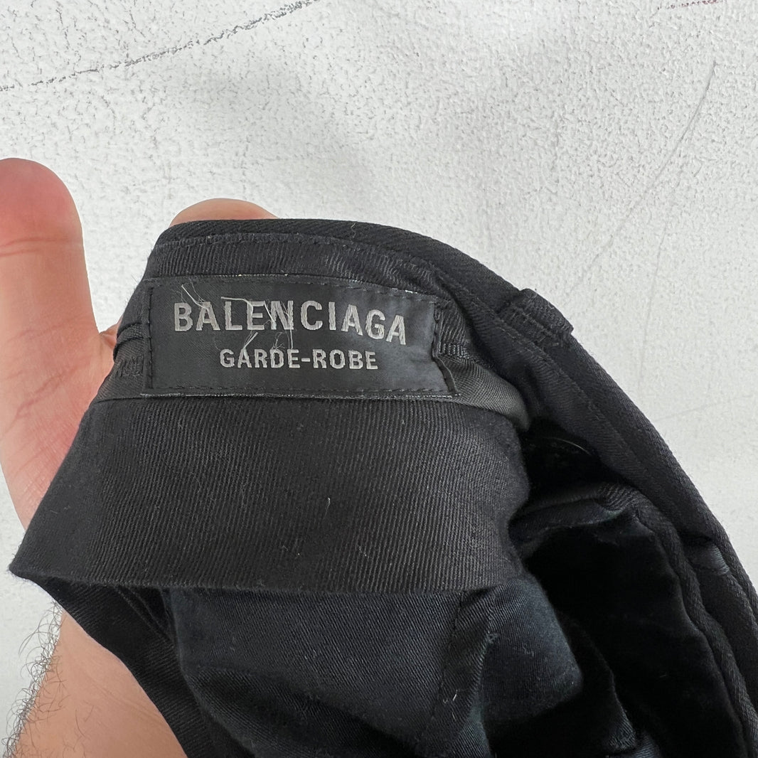 Balenciaga Garde-Robe Black Long Trousers