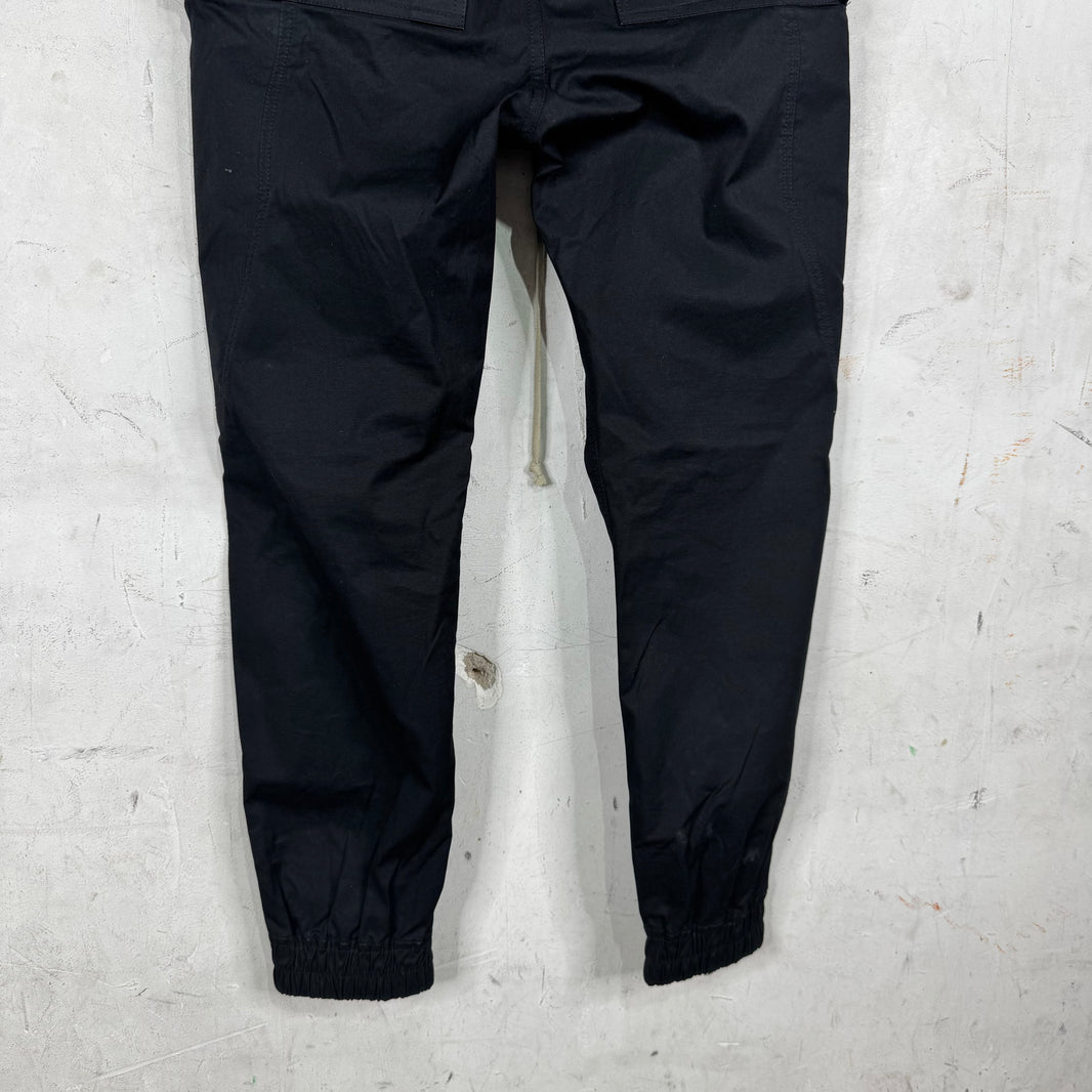 Rick Owens Strobe Canvas Bauhaus Joggers