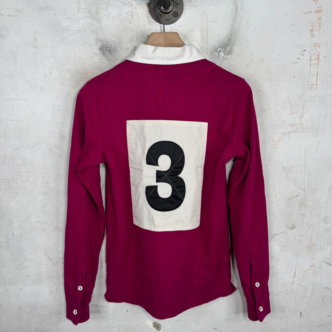 Ralph Lauren Magenta Pocket Crested Rugby