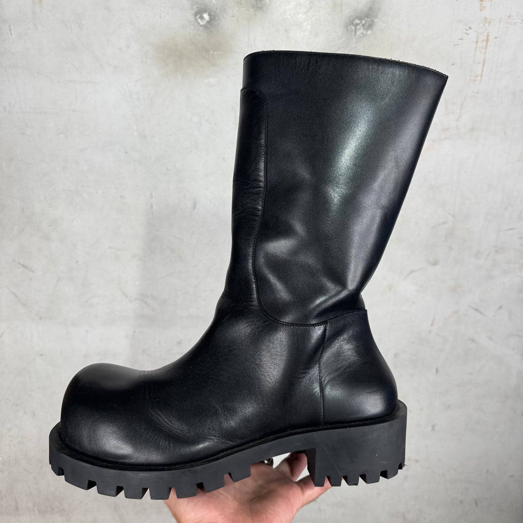 Balenciaga Leather Hummer Booties