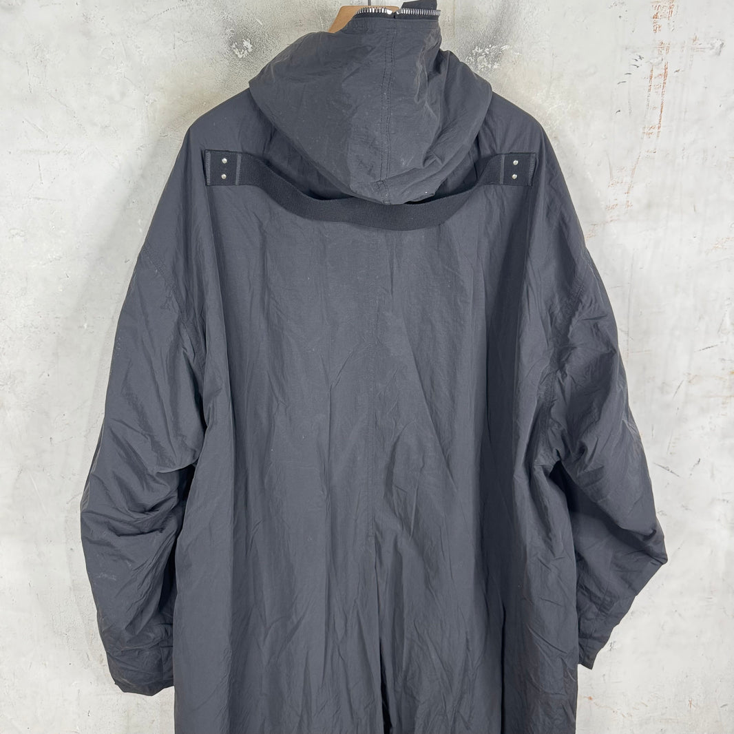 Rick Owens Long Nylon Gimp Parka