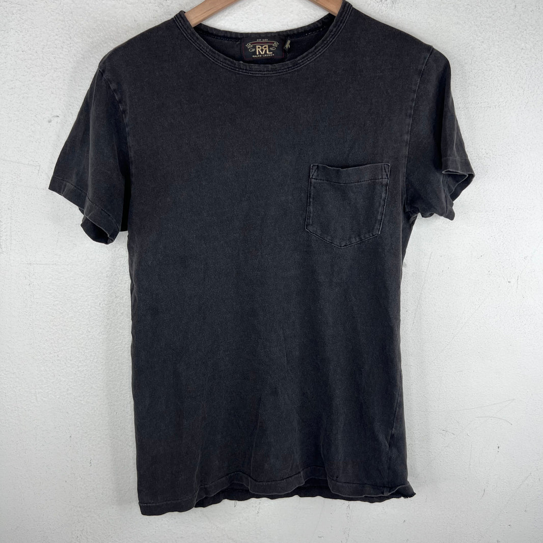 RRL Black Pocket T-Shirt