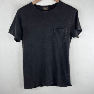 RRL Black Pocket T-Shirt