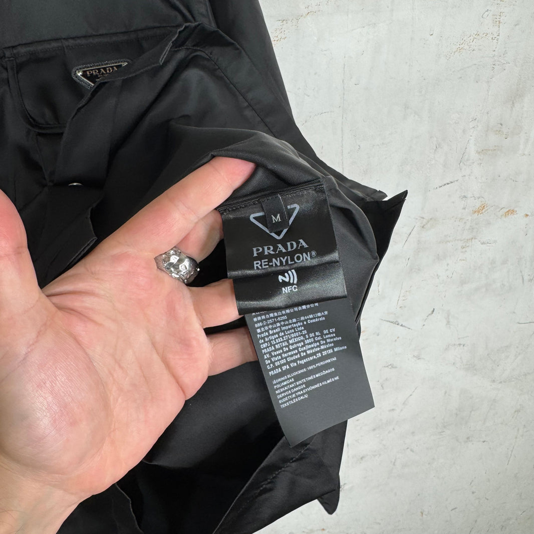 Prada ReNylon Convertible Buckle Cargo Shirt