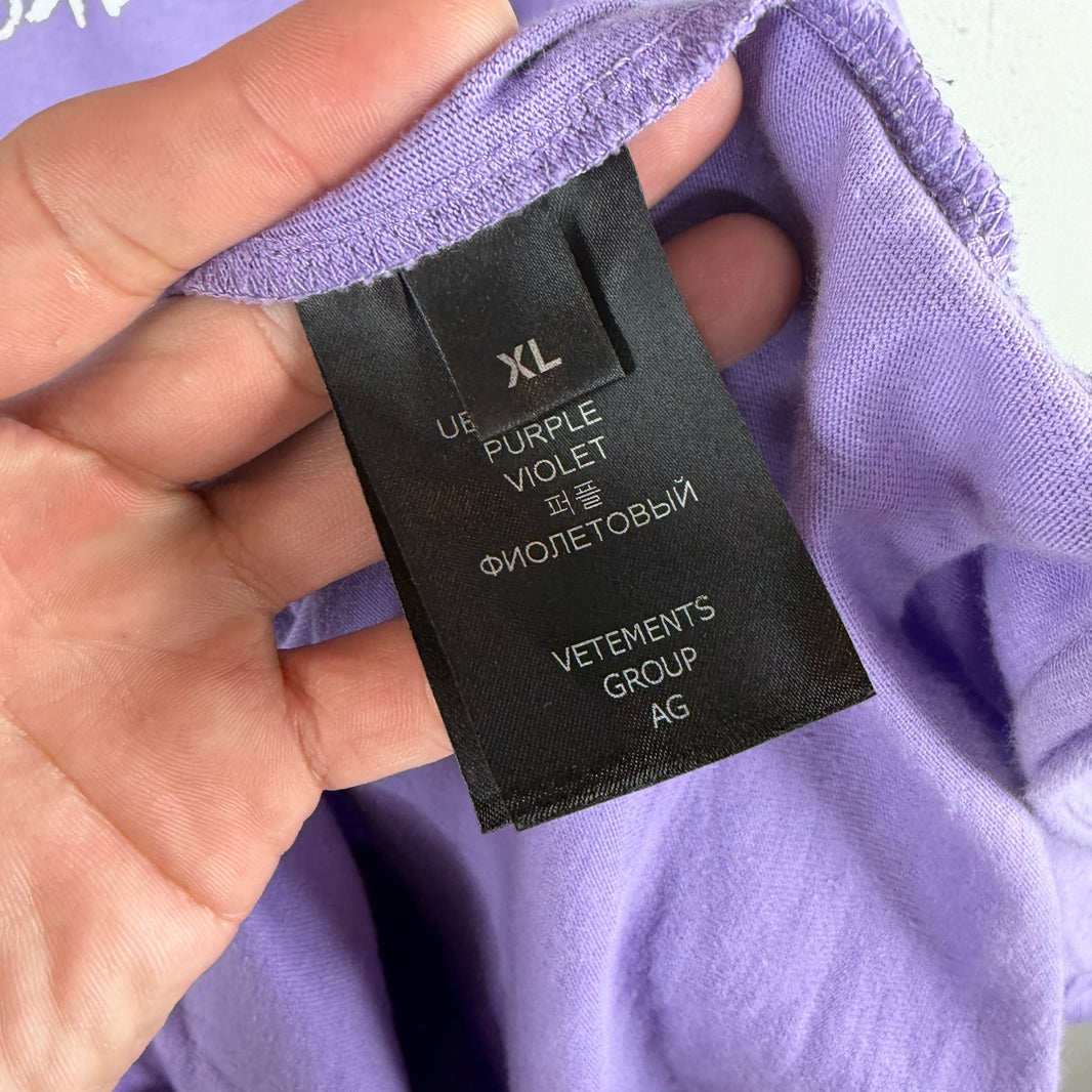 Vetements We are Boy/Girl Upside Down T-Shirt
