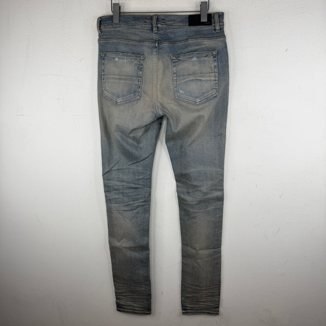 Amiri Light Wash Blue Skinny Jeans