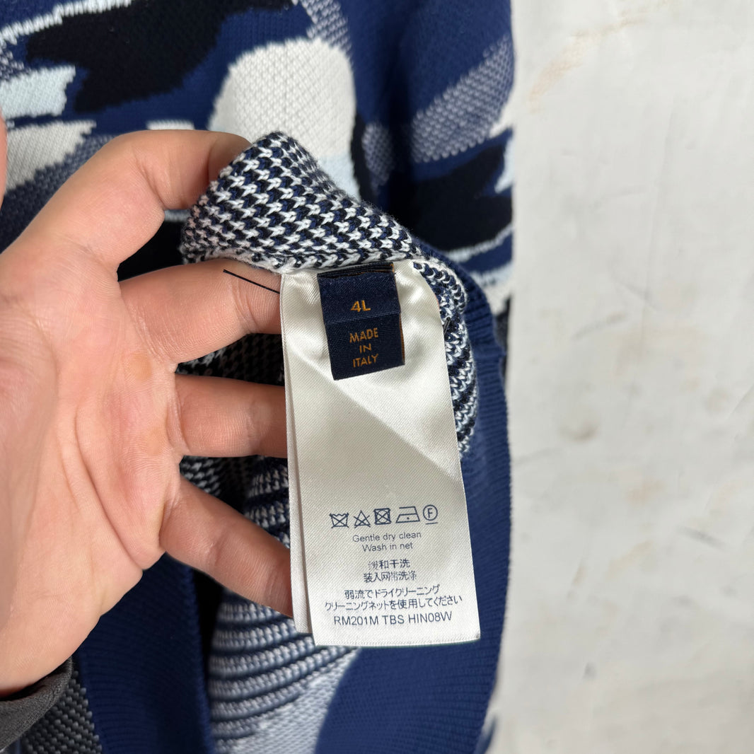 Louis Vuitton Camouflage Jacquard Sweater