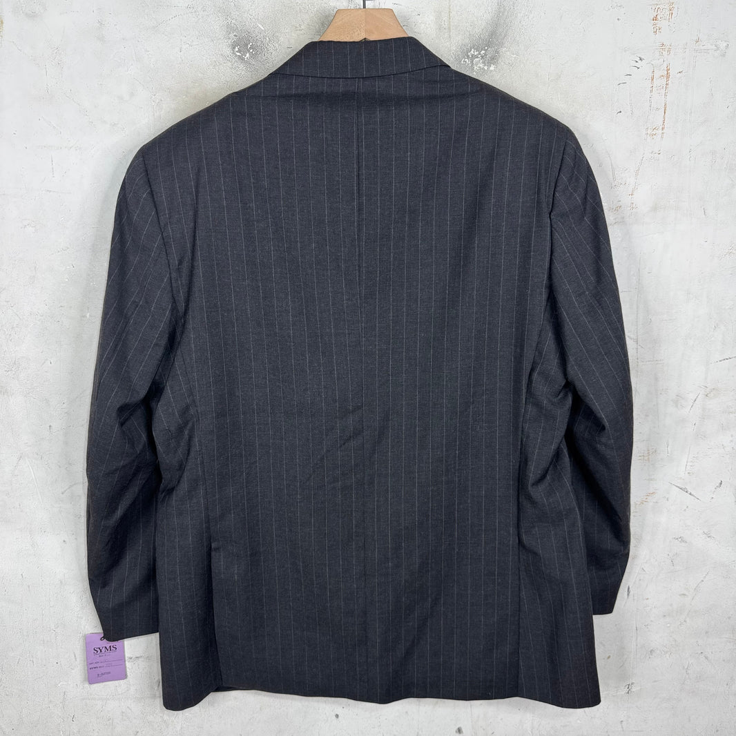 Valentino Grey Pinstripe Suit Set