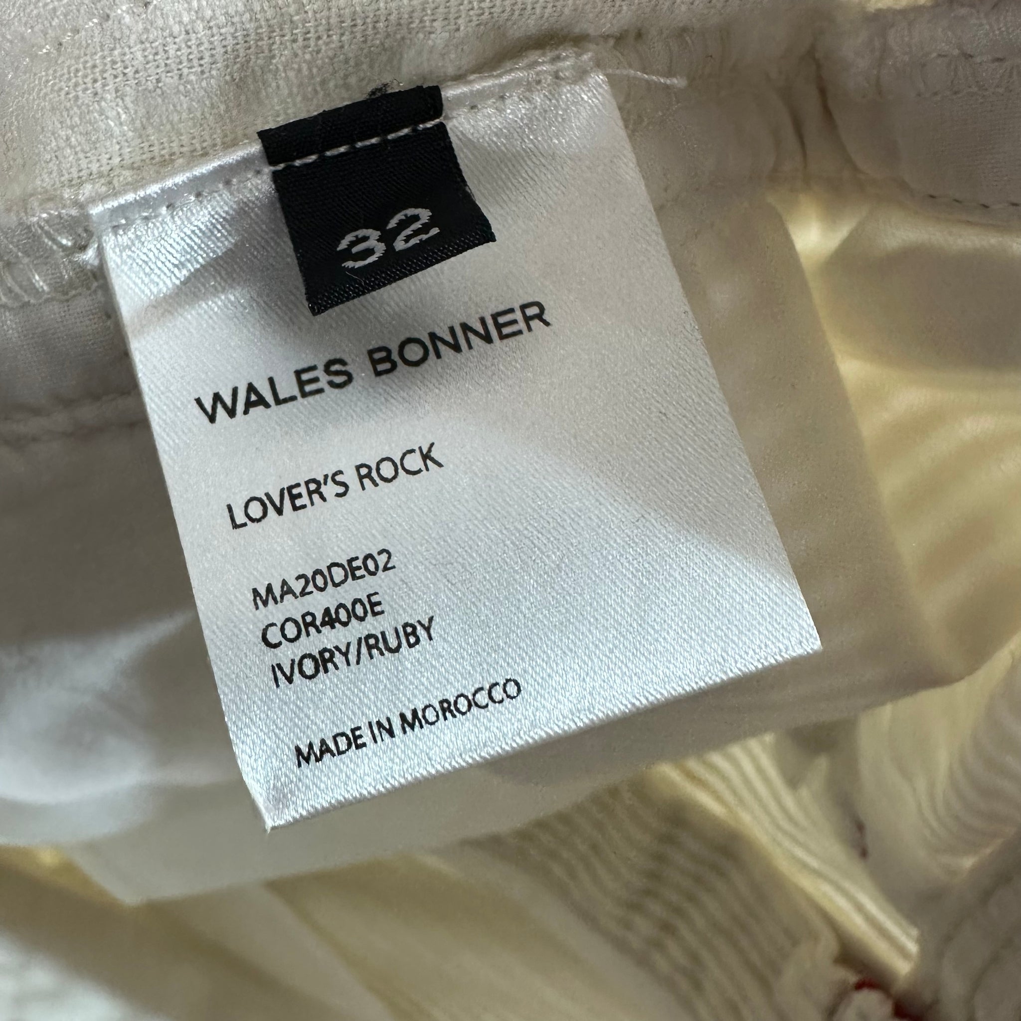 Wales Bonner Lovers Rock Cord Trousers