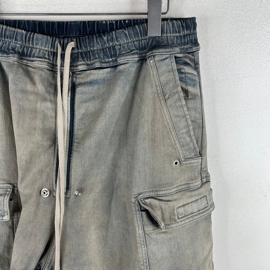 DRKSHDW Sky Double Cargo Jumbo Bela Jeans