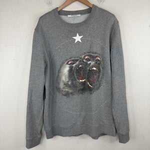 Givenchy Gray Baboon Crewneck