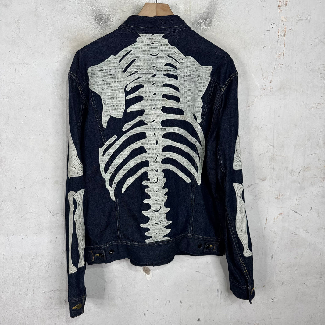Kapital Bones Denim Trucker Jacket