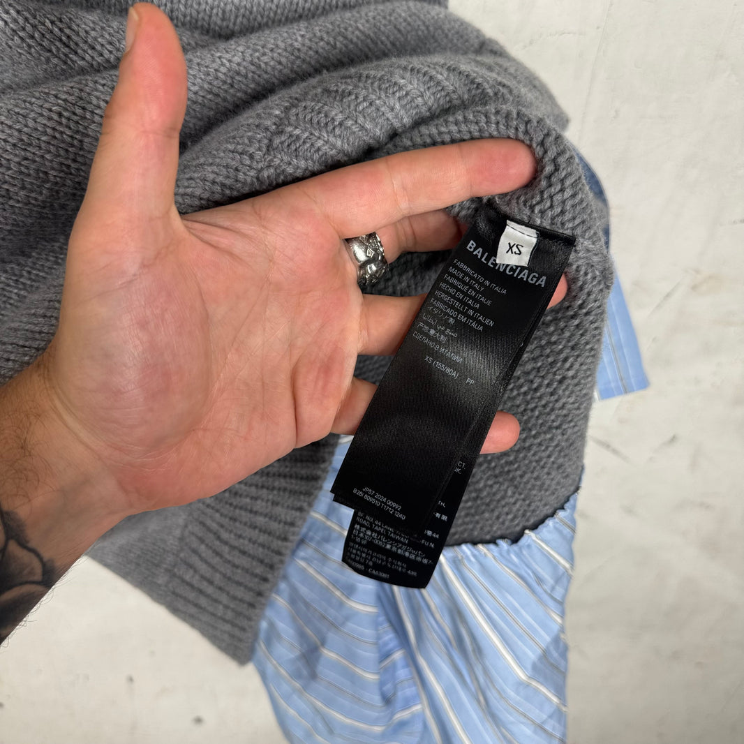 Balenciaga Layered Shirt Sweater