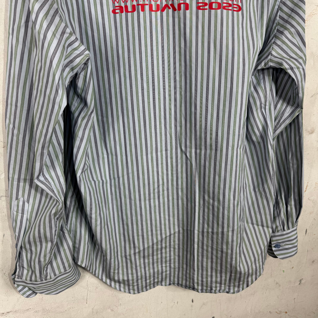 Martine Rose Striped Back Logo Shirt