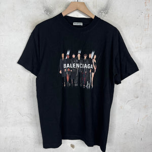 Balenciaga Models Logo T-Shirt