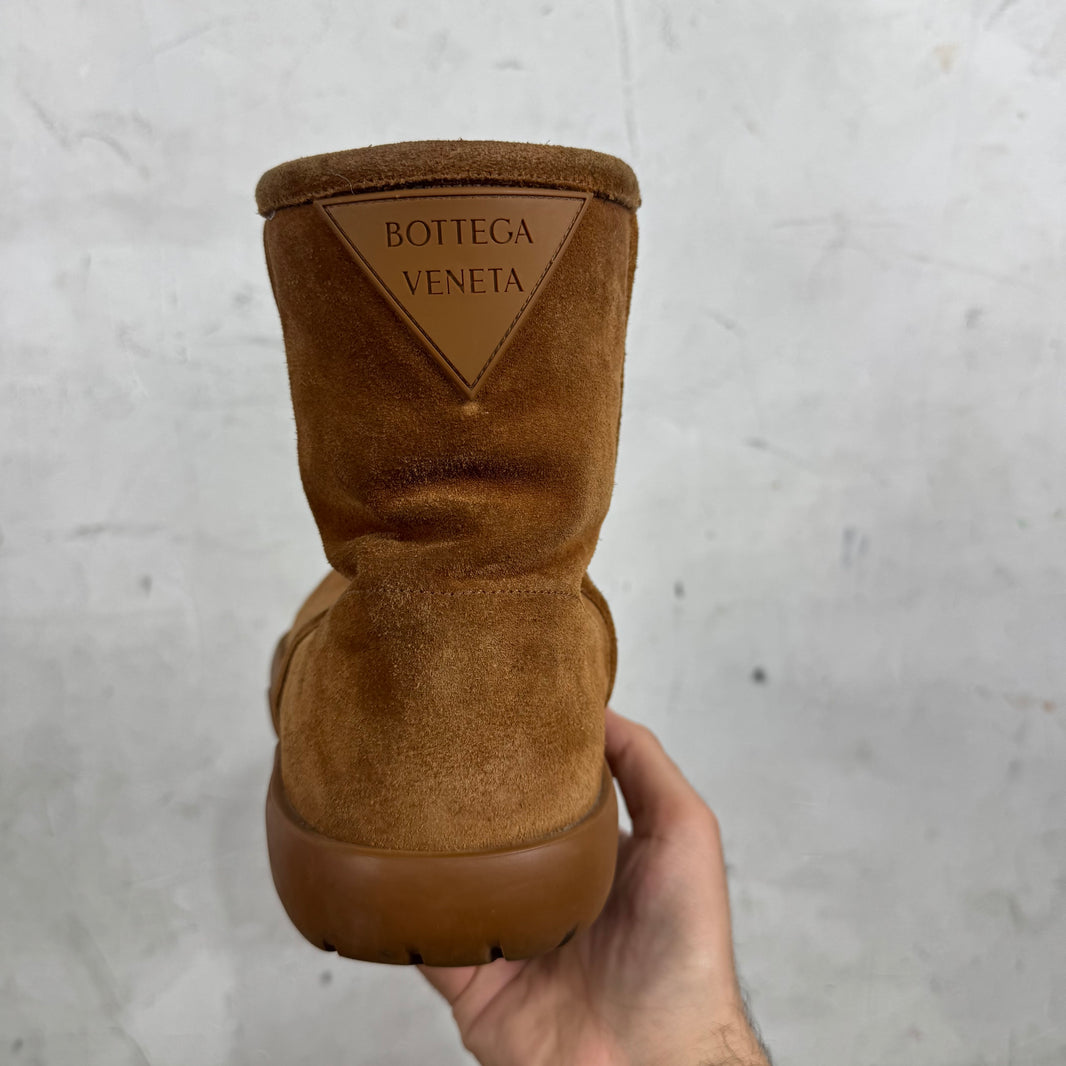 Bottega Veneta Suede Shearling Boots