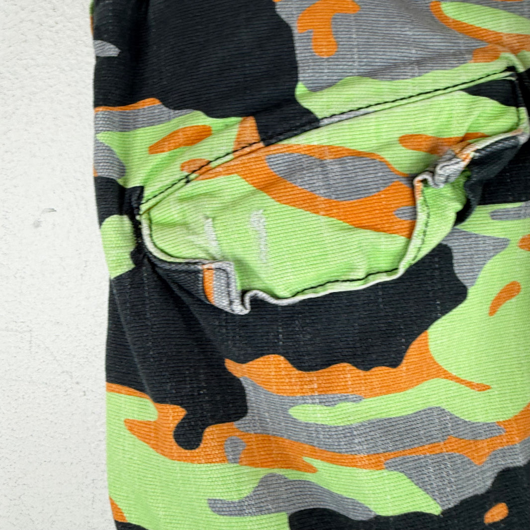 ERL Neon Tiger Camo Cargo Pants