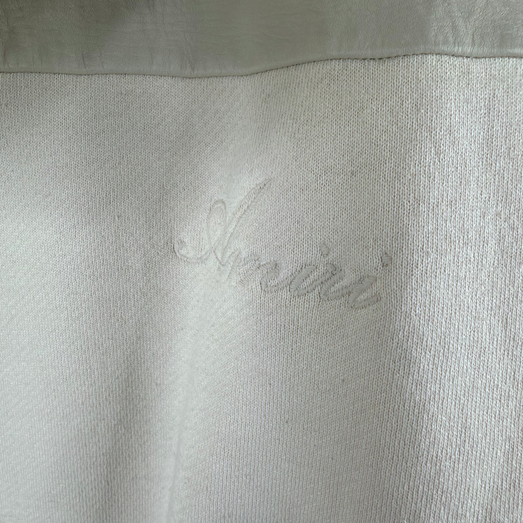 Amiri Leather Hybrid Hoodie