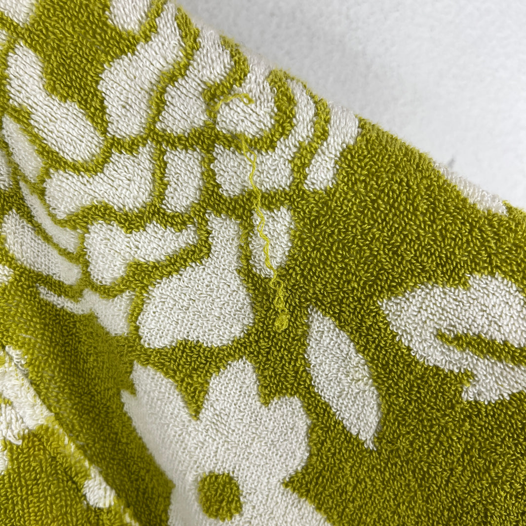 Prada Floral Green Terry Cloth Hoodie
