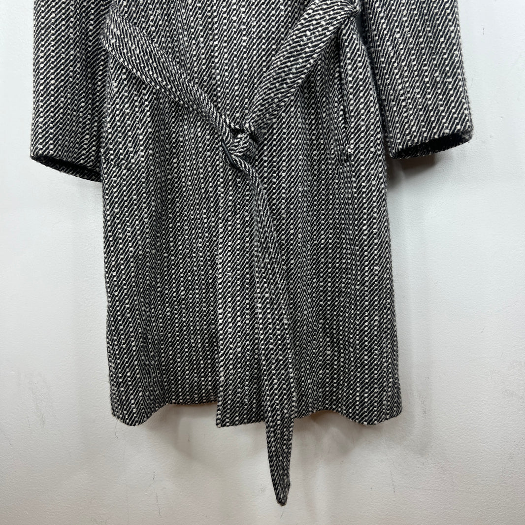 Saint Laurent Patterned Wool Trench Coat