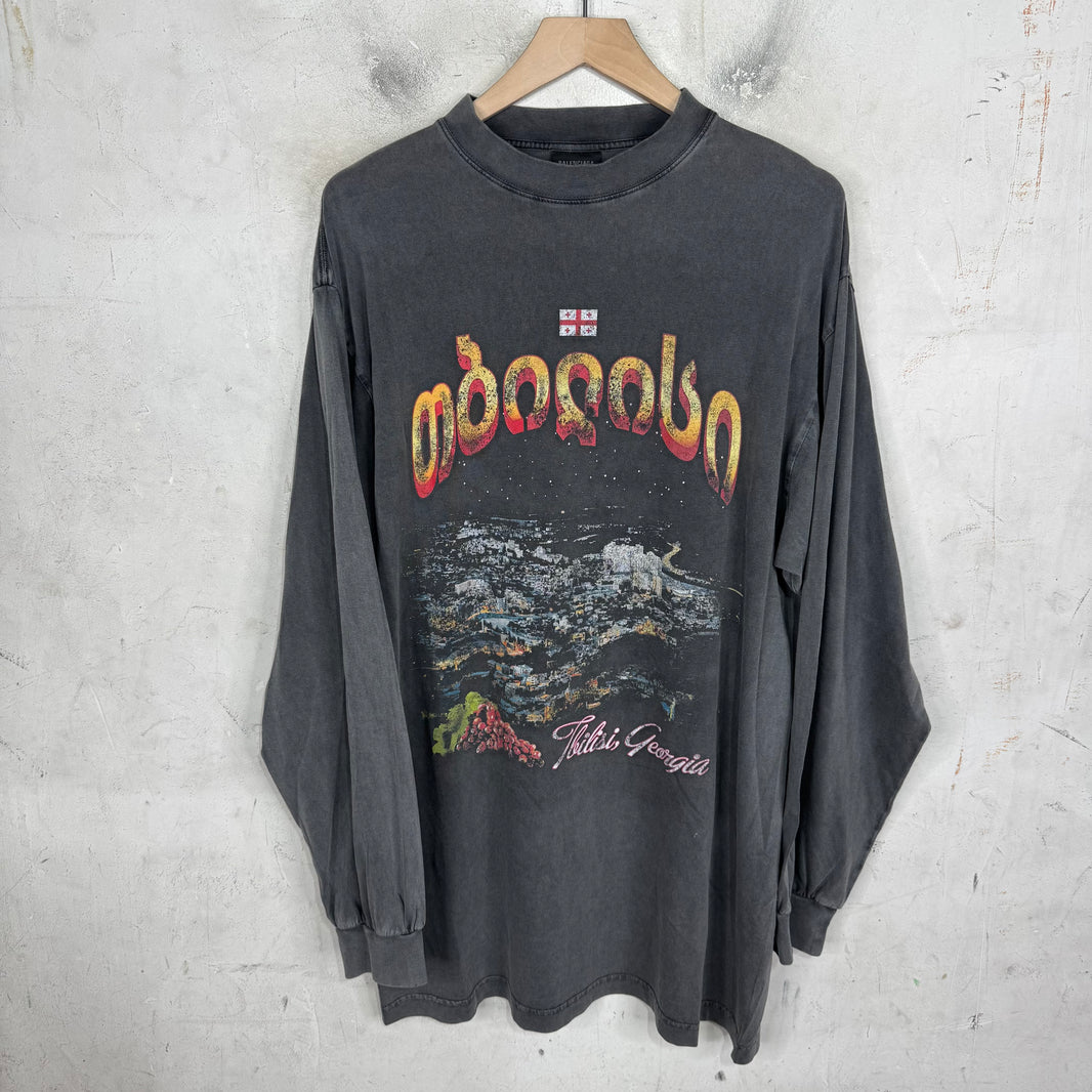 Balenciaga Georgian L/S City T-Shirt