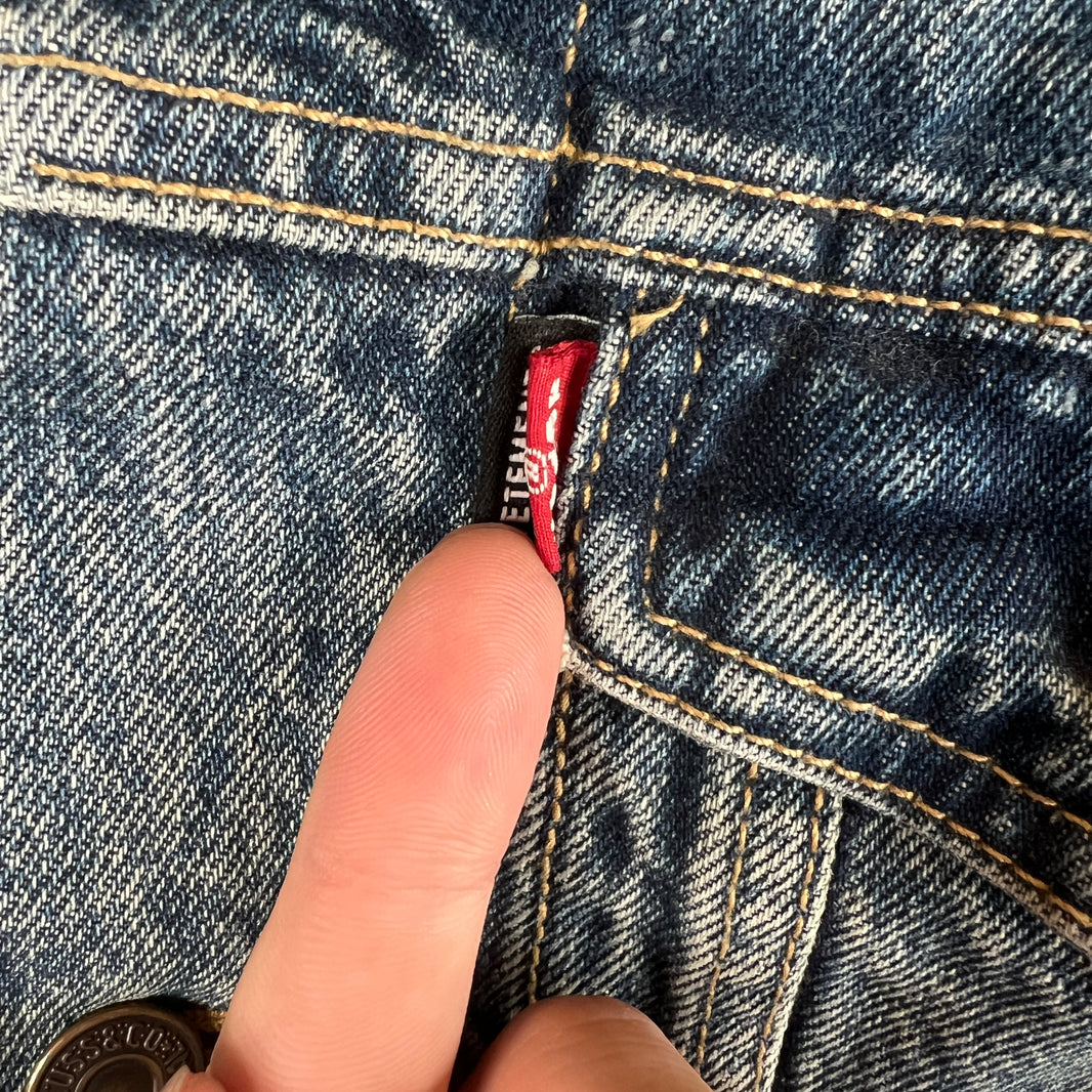 Vetements Levis Rebuilt Cropped Denim Jacket