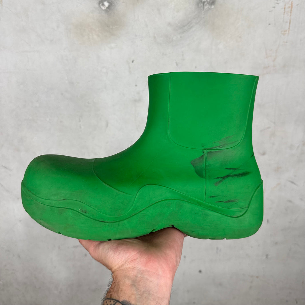 Bottega Veneta Green Puddle Boots