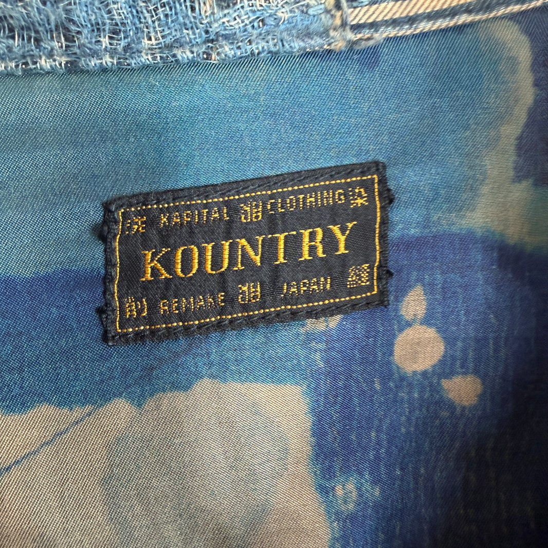 Kapital Boro Drizzler Zip Denim Jacket