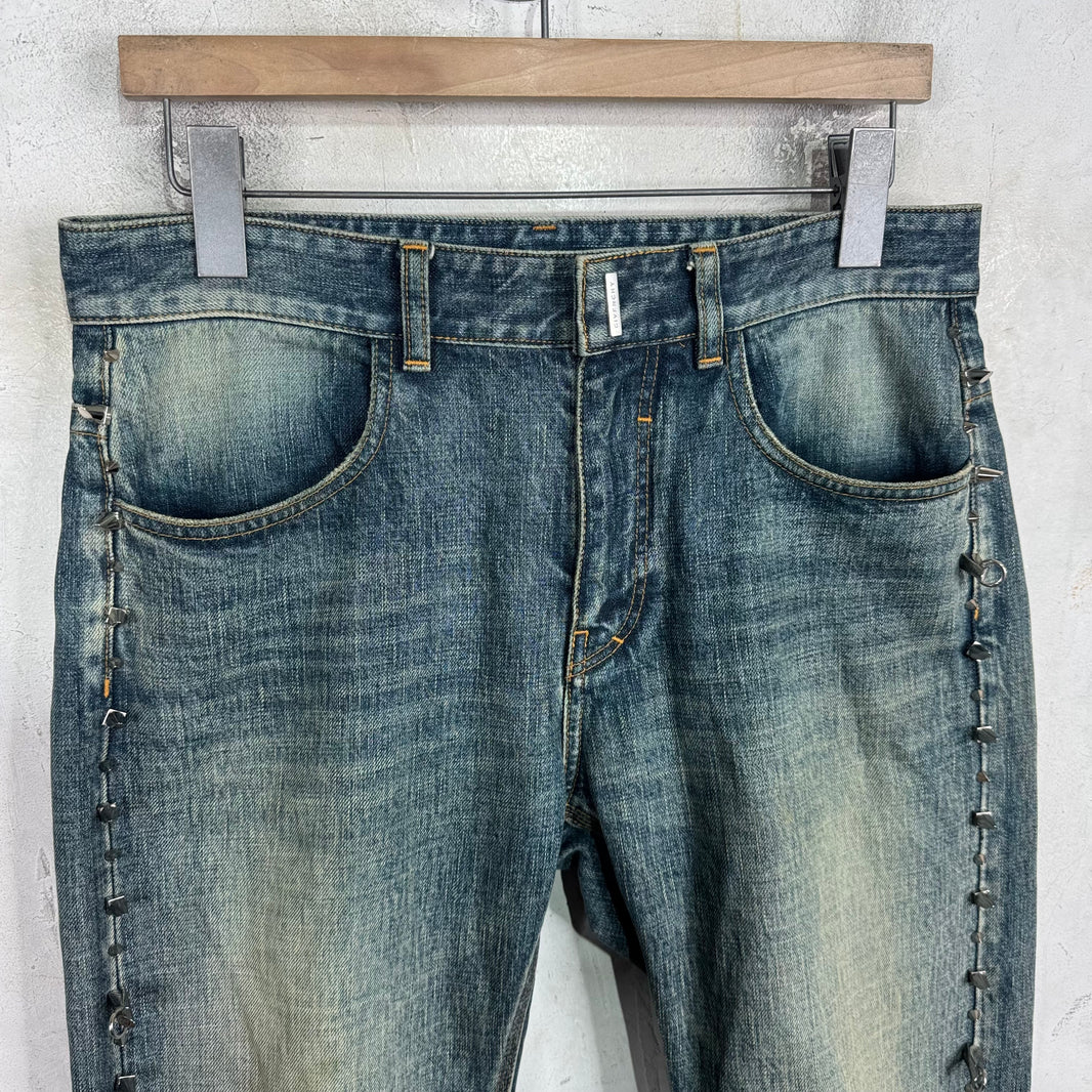 Givenchy Spiked Side Seam Jeans
