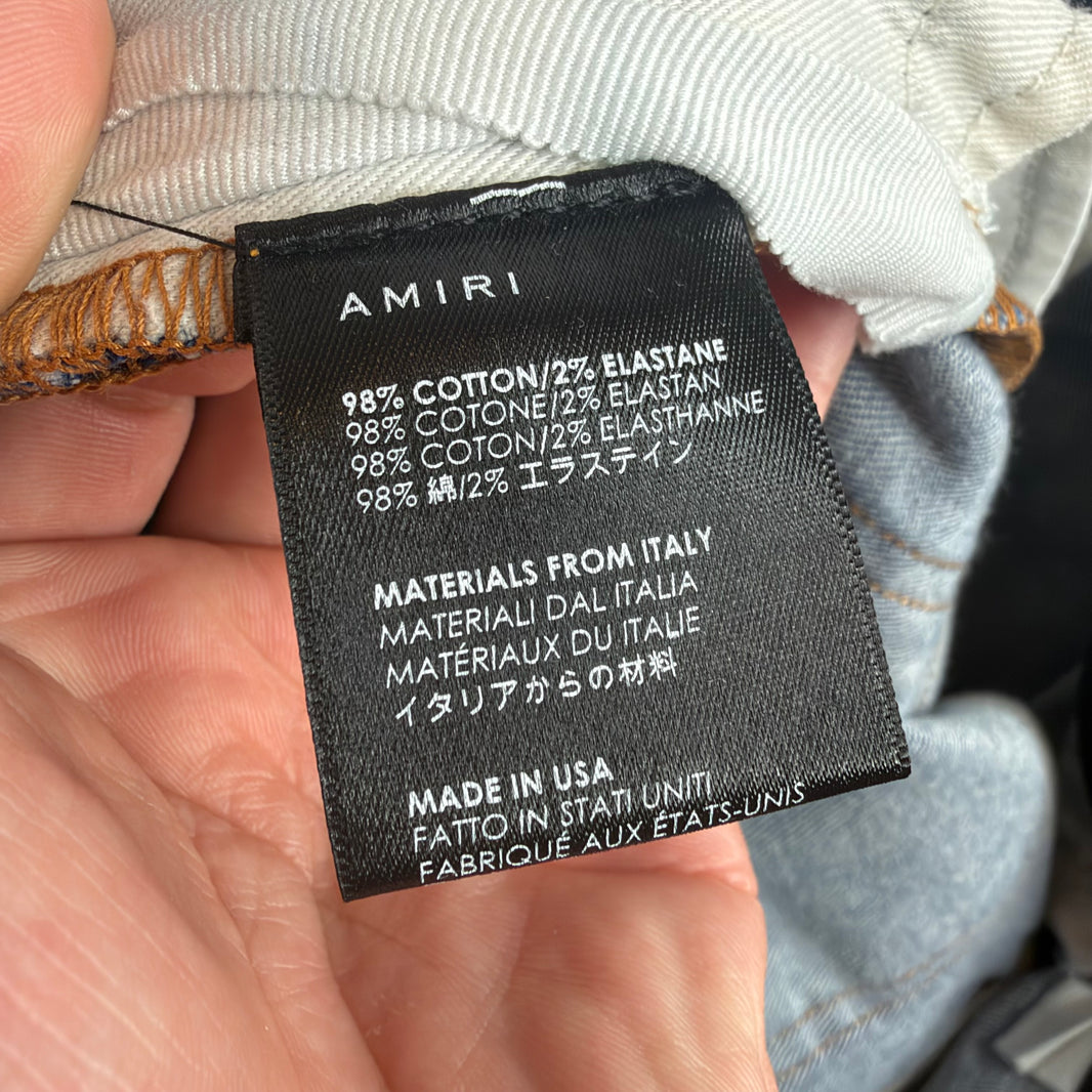 Amiri Velvet Darkwash Jeans