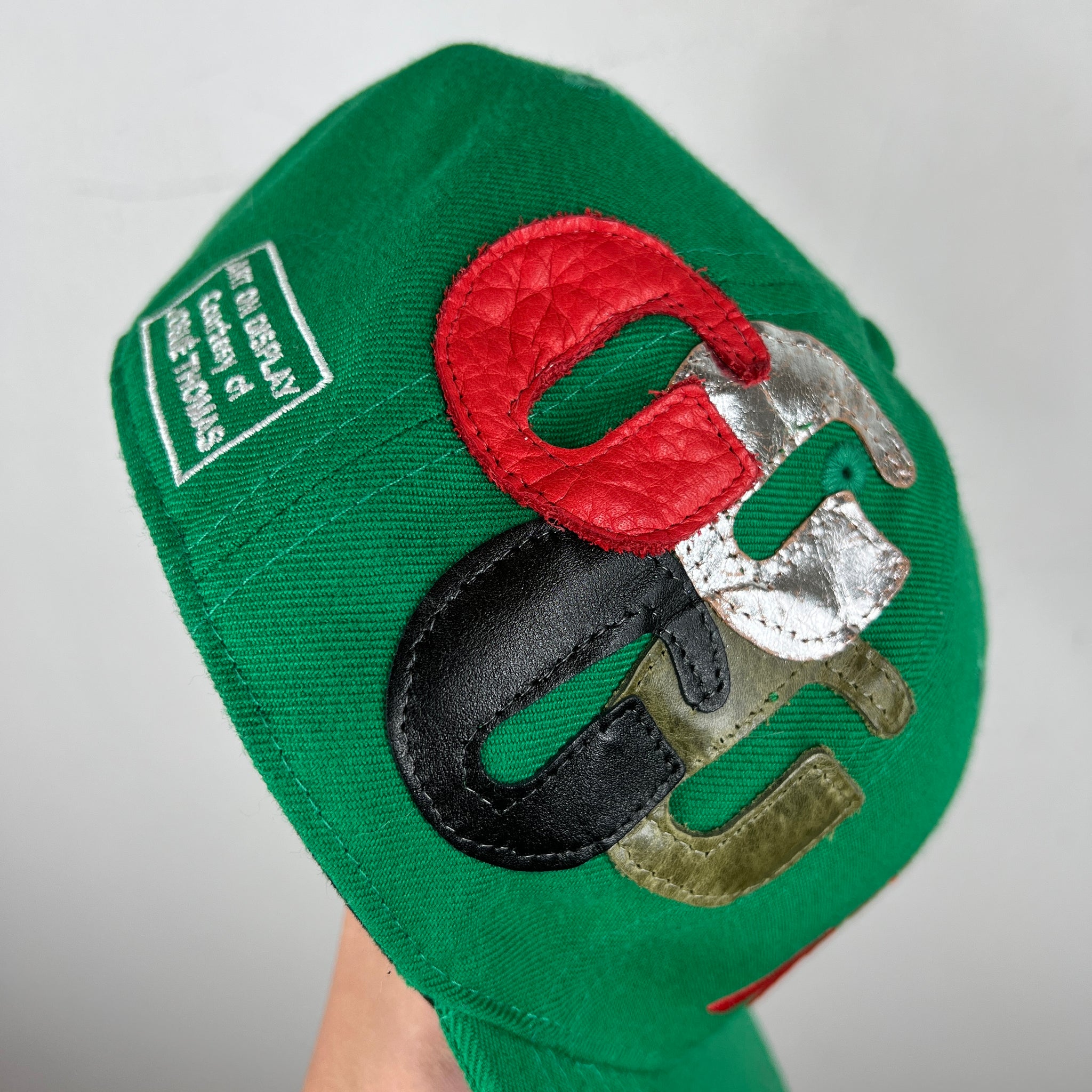 Gallery Dept Art That Kills Green G Patch Fitted Hat