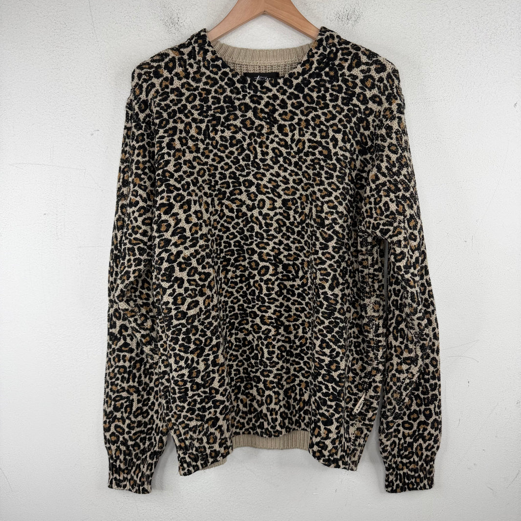 Stussy Leopard Knit Sweater