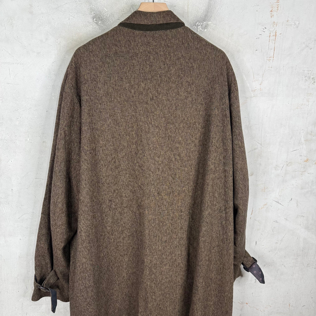 Kapital Tweed Piano Farm Trench Coat