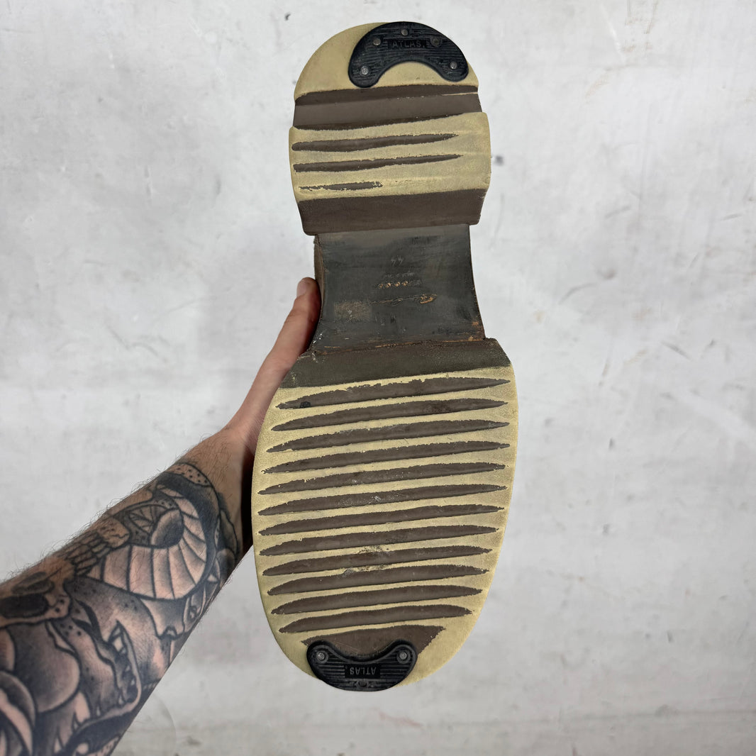 Rick Owens Suede Bogun Heel Boots