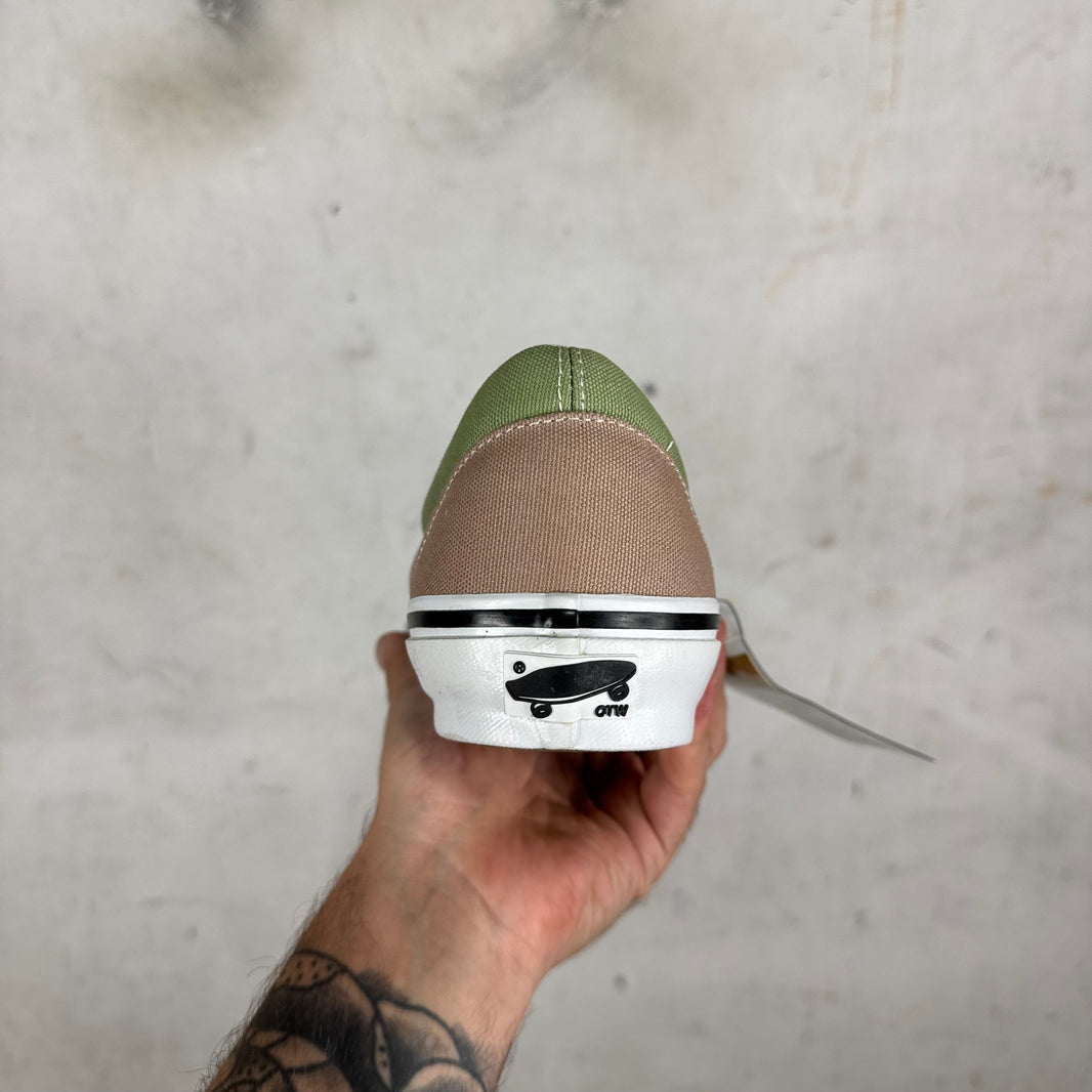Vans X Engineered Garments Green/Brown Sample Classic Slip On
