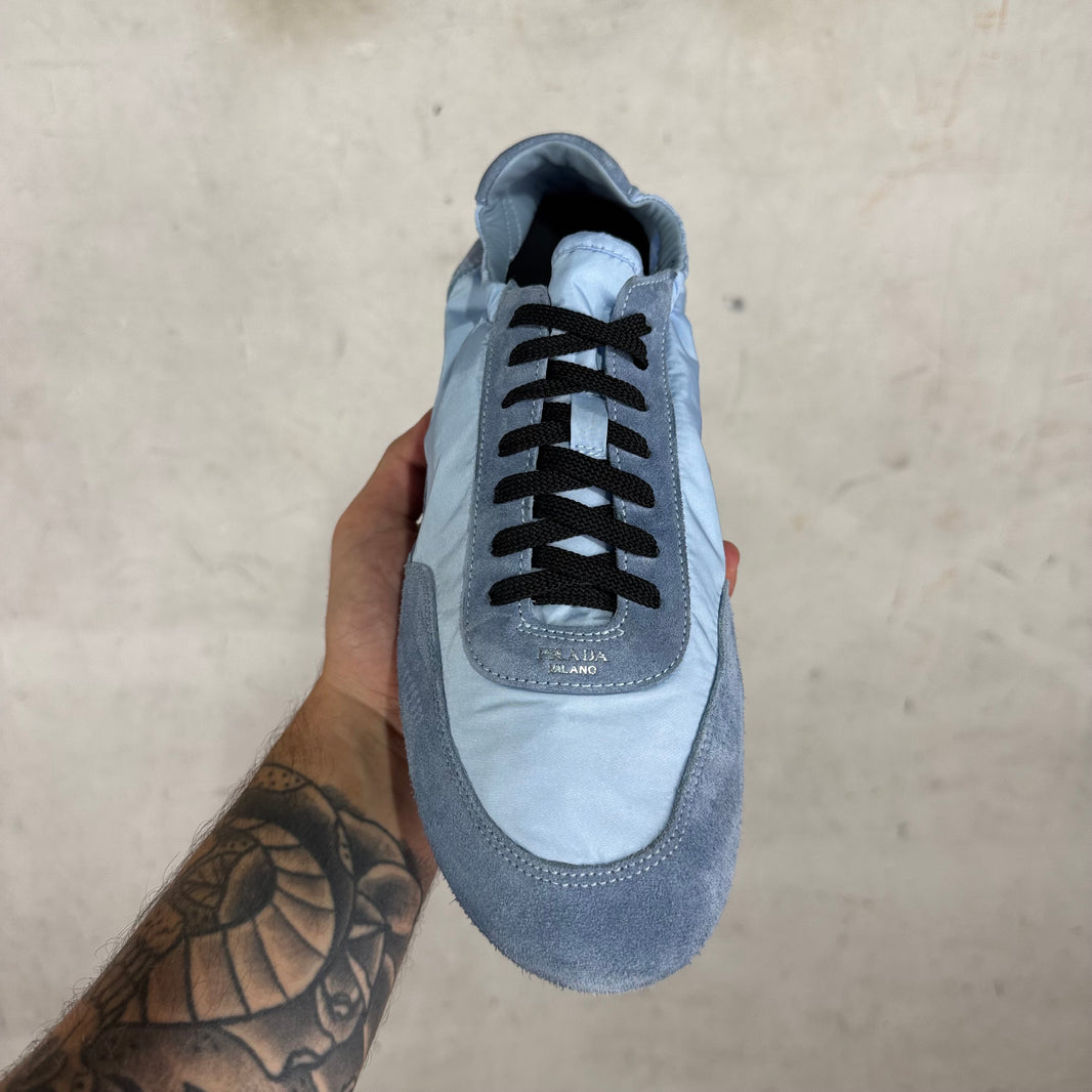 Prada Blue Collapse Sneakers