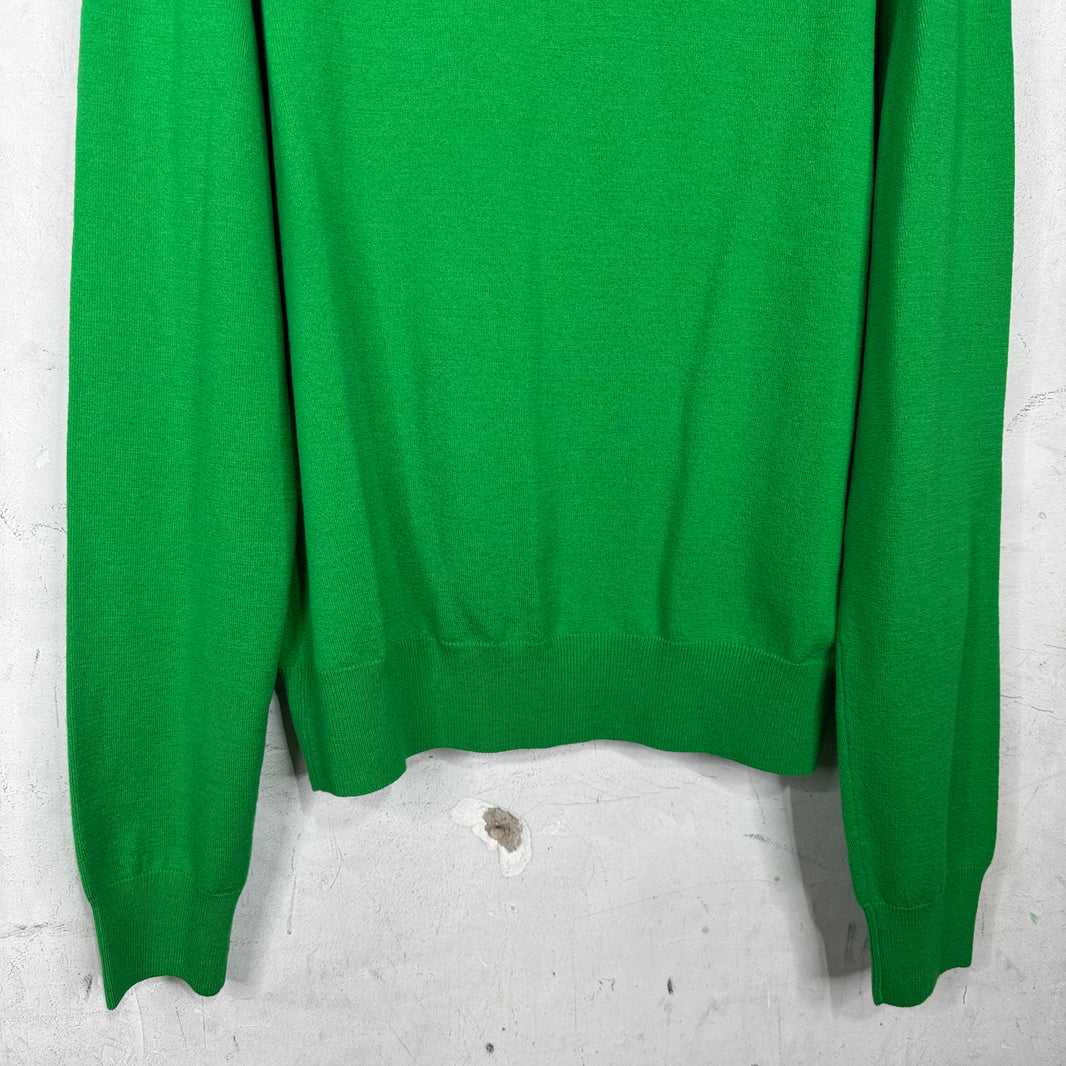Bottega Veneta Green Rugby Sweater