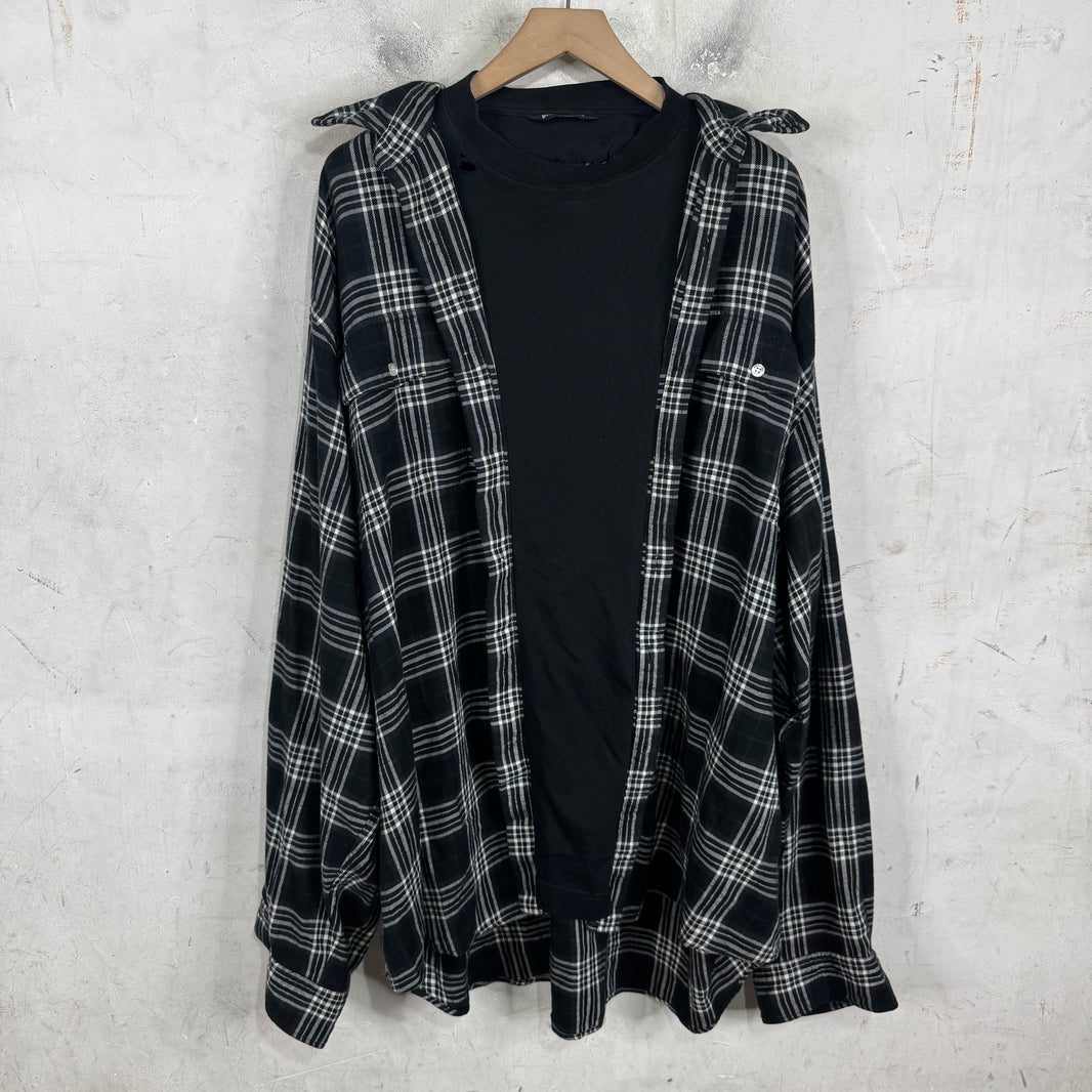 Balenciaga Trompe Flannel Shirt