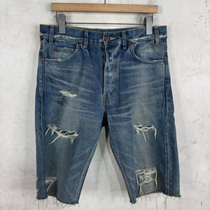 Celine Cutoff Distressed Shorts