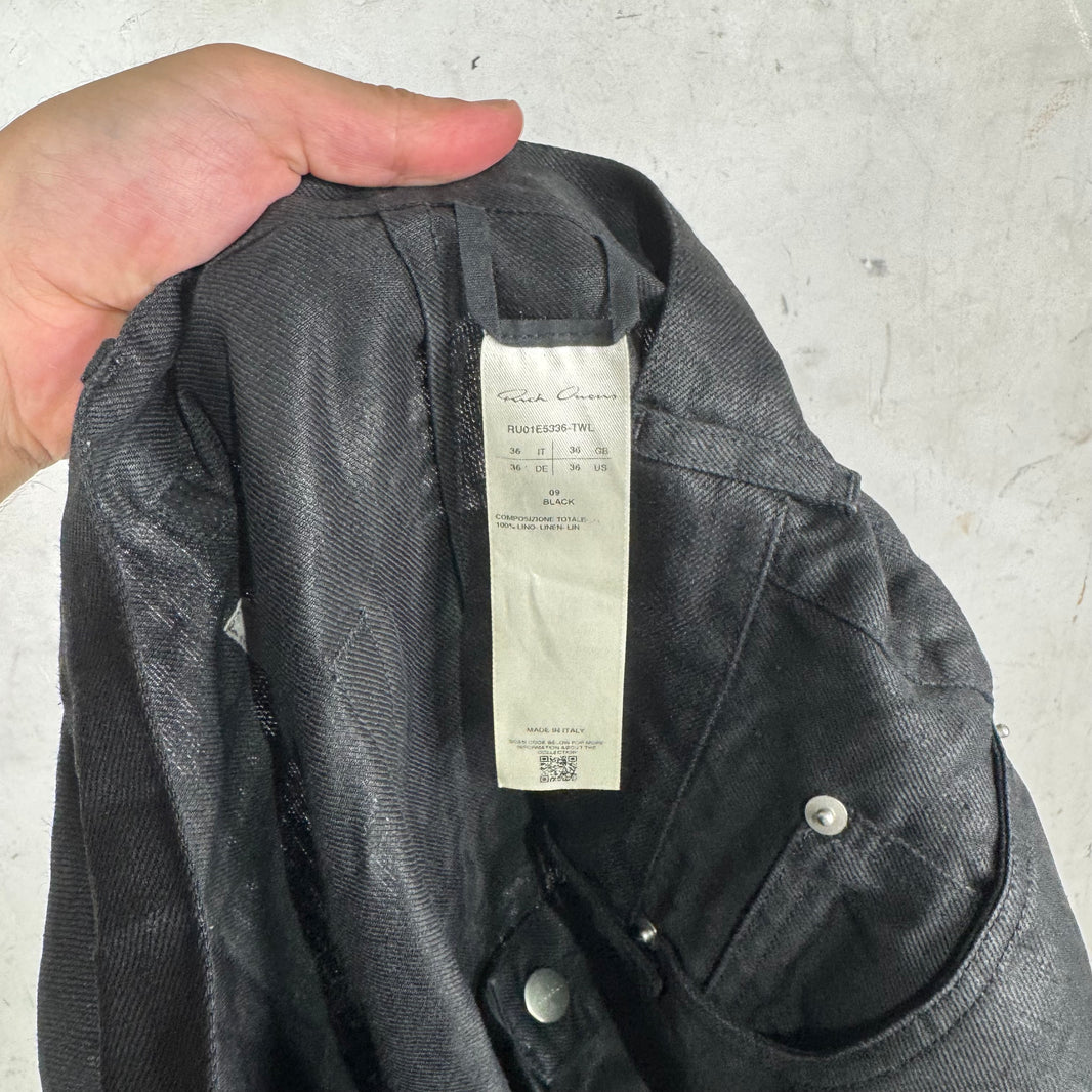 Rick Owens Hollywood Linen Zippered Bolans