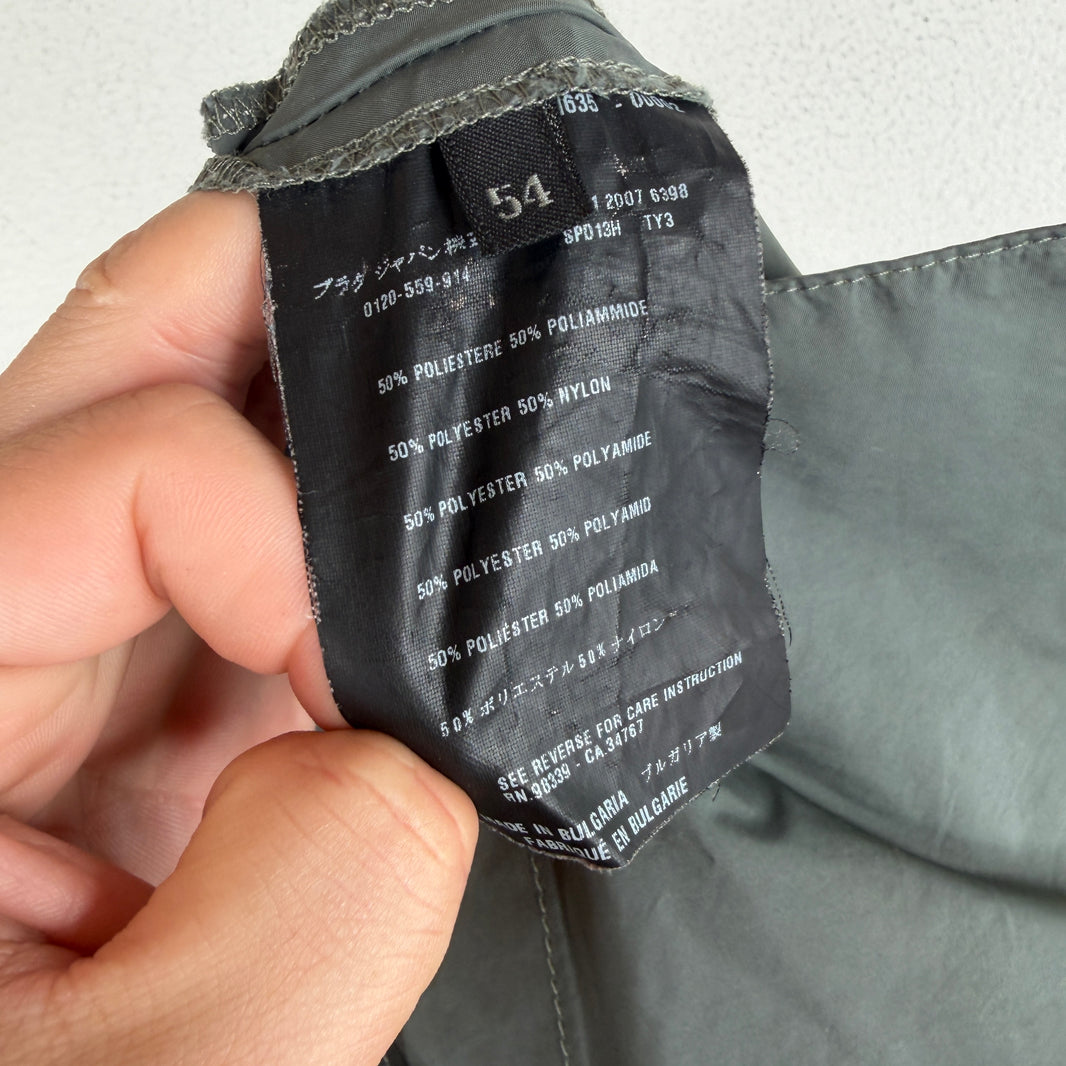 Prada Nylon Gray Cargo Pants