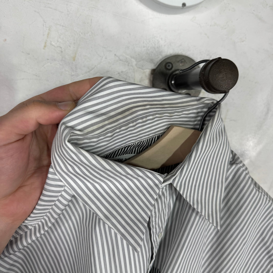 Margiela Striped Panelled LS Button Up