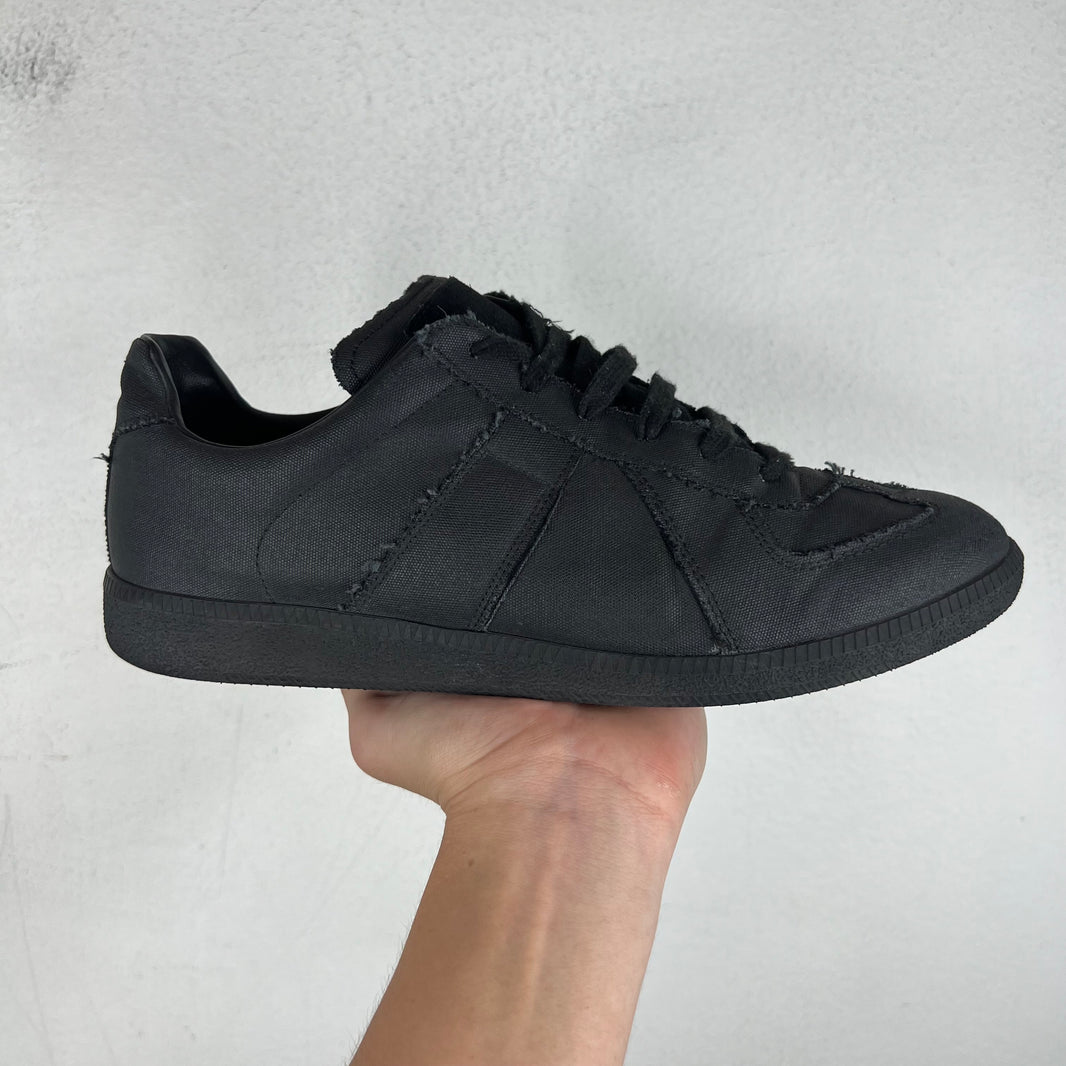 Margiela Black Canvas Replica Sneakers