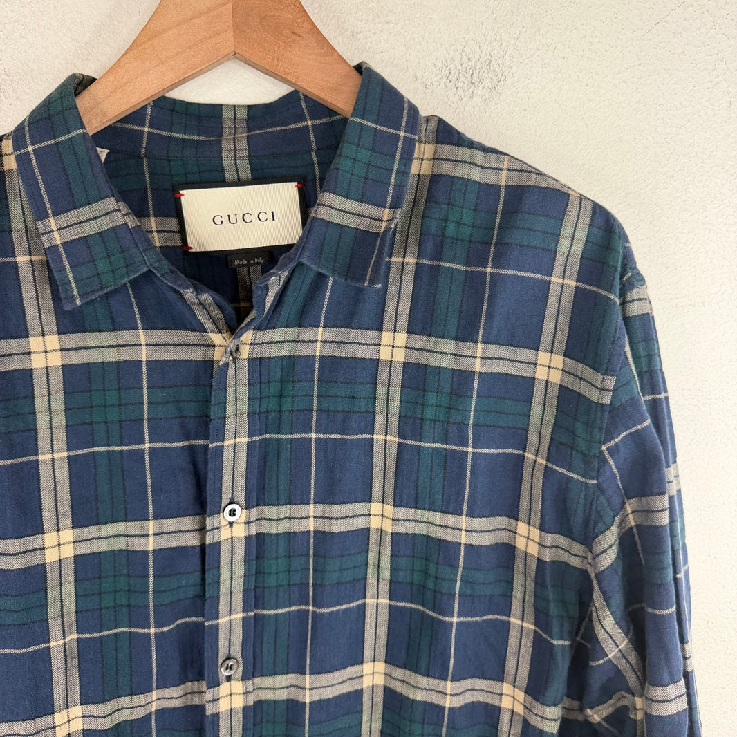 Gucci Plaid Flannel Shirt