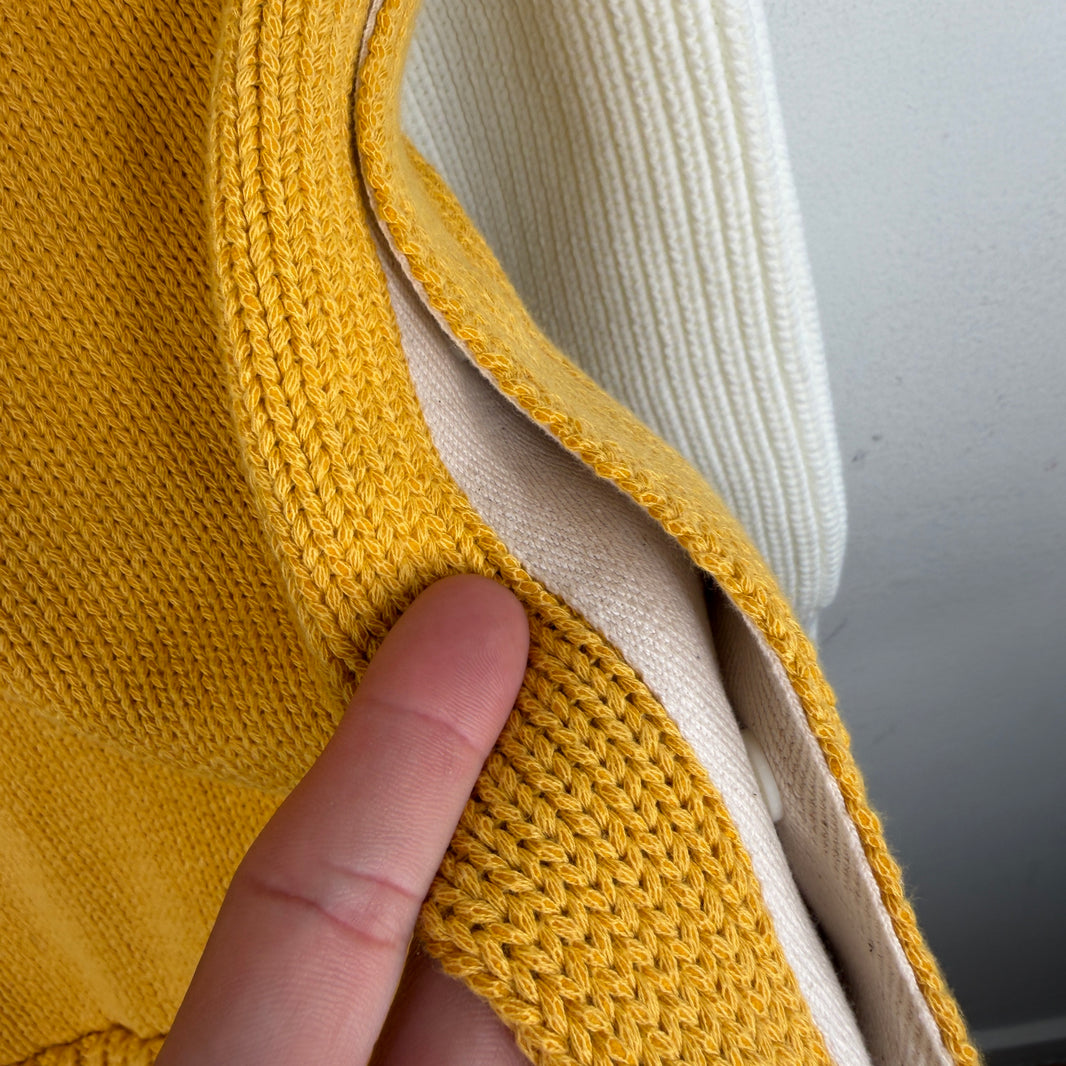 Sacai Eric Haze Two Tone Knitted Varsity Jacket