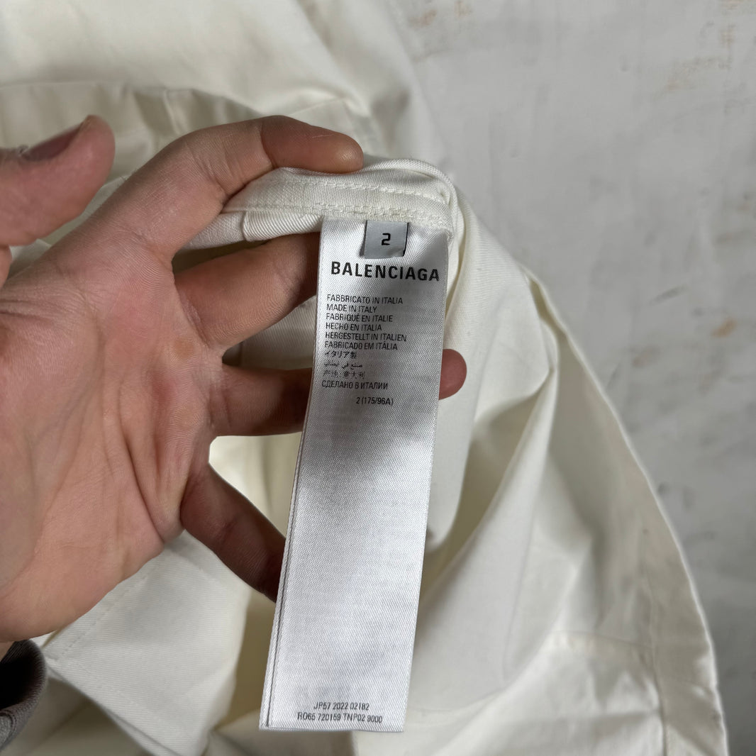 Balenciaga White Kick Jacket
