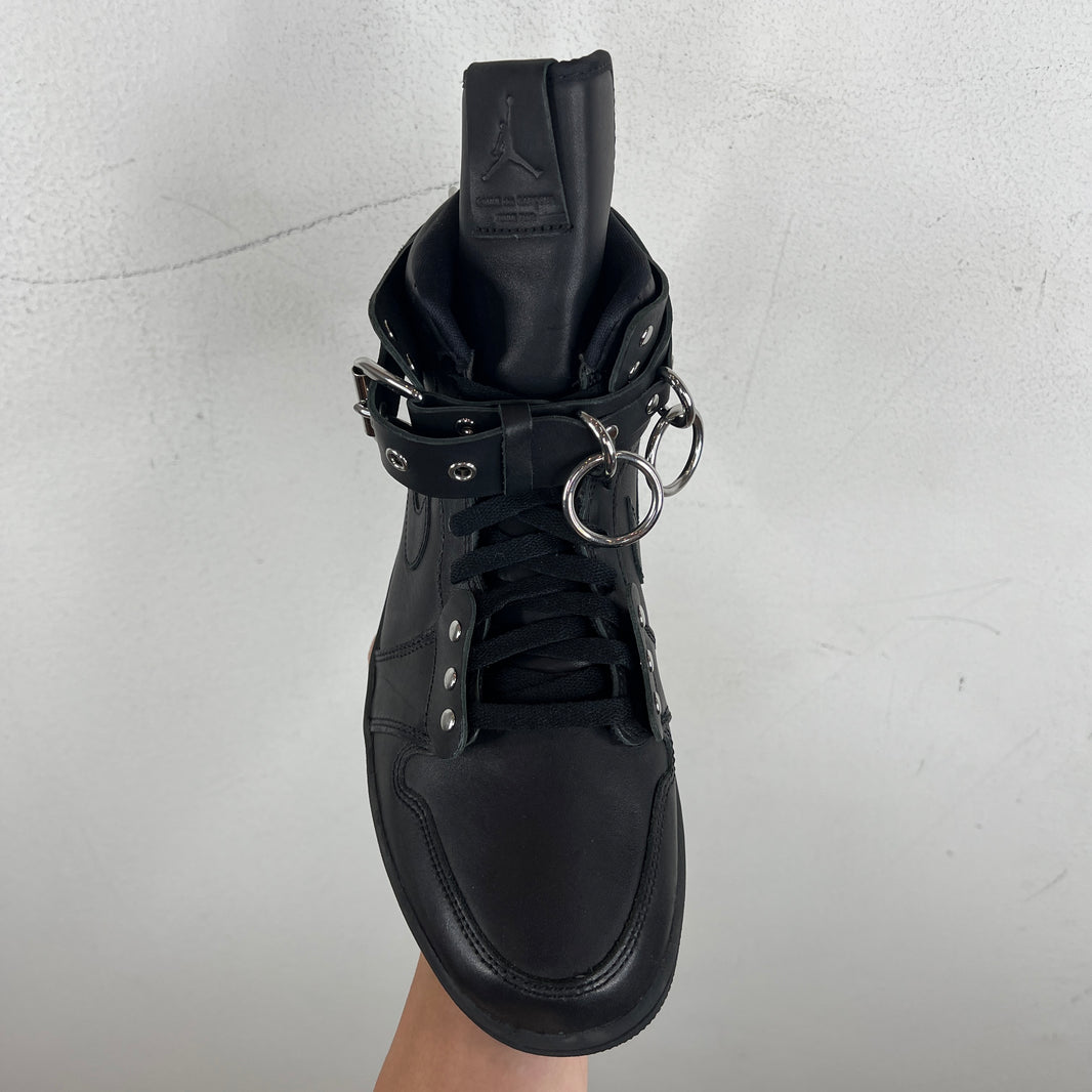 CDG Black Air Jordan 1 Sneakers