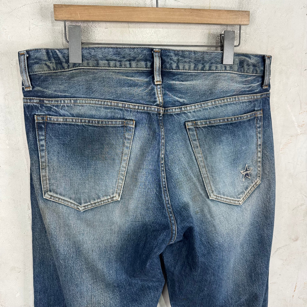 Supreme Medium Wash Loose Fit Selvedge Jeans