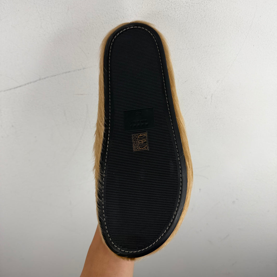 Marni Tan Fussbett Mules